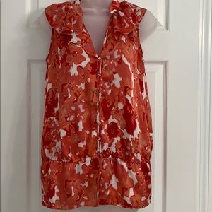 Ann Taylor’s pink/red button down